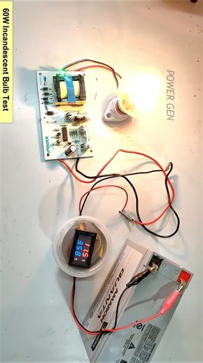 50W 12V DC to 220V AC Inverter Circuit Board Test | DC to AC Converter #power_gen #inverter #dctoac