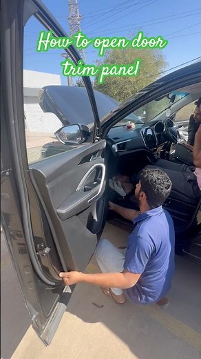 How to open door trim panel in car😳🚗🏎️#ocean #automobile #exterioraccessories#viral