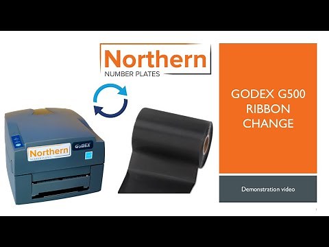 How to Change the Thermal Ribbon in a Godex G500