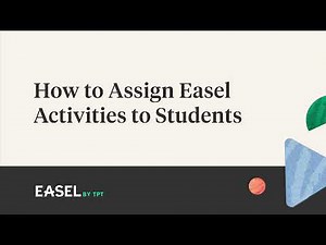 How to Assign Easel Activities to Students on TpT | Teachers Pay Teachers
