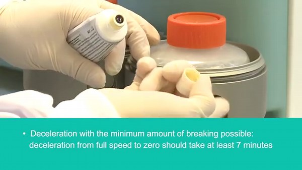 IDEXX Filta Max xpress: Step 3 Centrifugation
