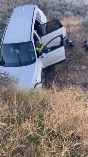 12K views · 465 reactions | Crash sent in from this morning in Cold Springs from a local who was on his way to Portola. Trying to find out the status of the person in vehicle. | Our Town Reno | Facebook