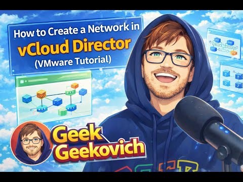 How to Create a Network in vCloud Director (VMware Tutorial)