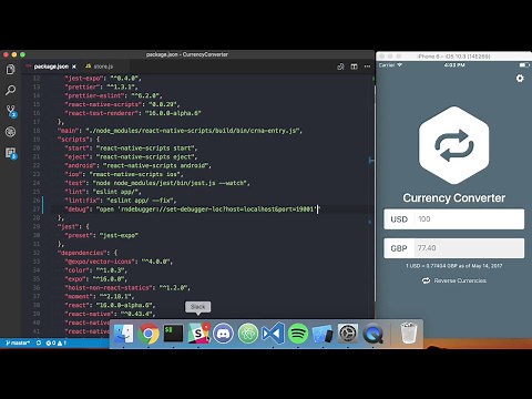 Create React Native App + React Native Debugger