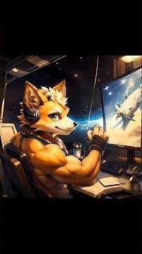 Fox McCloud Muscle Pics #furries #muscle #aiart
