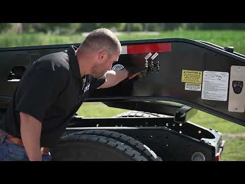 Hydraulic Gooseneck Operation | Alpha HD Trailers