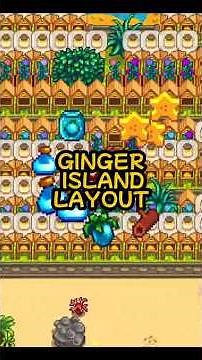 Ginger Island Layout That Makes Farming 10x Easier! #stardewvalley