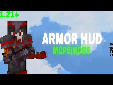 Armor Hud Texture Pack For MCPE/MCBE 1.21+