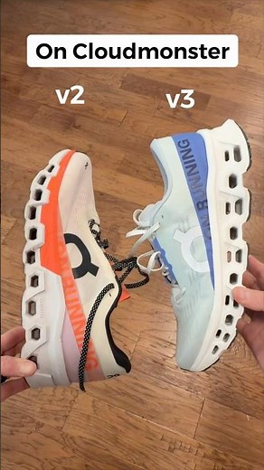 On Cloudmonster 2 vs 3 | Side by side comparison | #runningshoes
