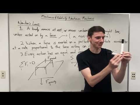 Mechanics and Relativity: Lecture 2/33 - Newtons Laws, Inertial Reference Frames
