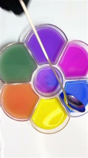 Color Mixing ASMR 🌈✨ #shorts #asmr #colormixing