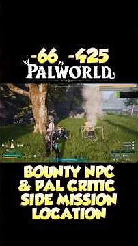 PALWORLD - BOUNTY NPC & PAL CRITIC SIDE MISSION LOCATION! #palworld #pocketpair #guide