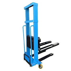 [Hot Item] Electric Self Loading Forklift 500kg Semi Electric Portable Self Loading Stacker Pallet Forklift