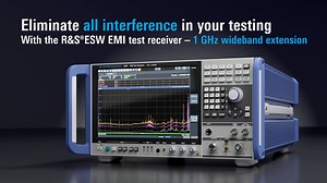 R&S®ESW EMI test receiver – Wideband extension