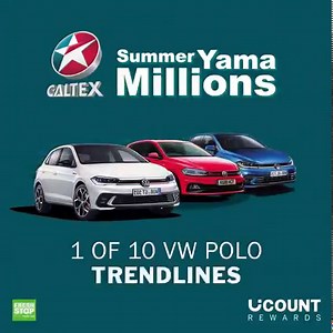 33K views · 346 reactions | SUMMER YAMA MILLIONS ayipheli  Enter now and stand a chance to WIN 1 of 10 VW Polo Trendlines from Caltex, or R1 Million in fuel vouchers from FreshStop & fuel for a year with UCount Rewards when you spend R250 or more at Caltex! Promotion ends 16 January 2022​ To enter, keep your receipt and dial *120*327*7# OR visit www.winwithcaltex.co.za. Ts and Cs apply. ​ #CaltexSummer #SummerYamaMillions | Caltex South Africa | Facebook