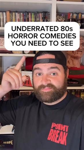 Here are some of my favorite underrated 80s horror comedies. You should watch them all this October and have some seriously bloody horror fun! | Films At Home