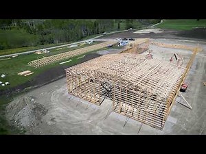 Post-Frame Innovation: 110' Clear Span Trusses with Vault & Monitor Roof