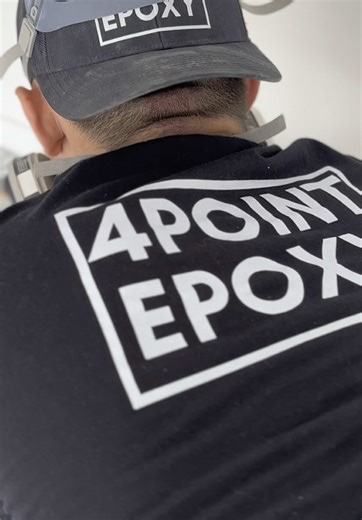 Who likes epoxy floors? Should we do ASMR?! #epoxy #garage #construction #oklahoma #epoxyresin #4pointepoxy