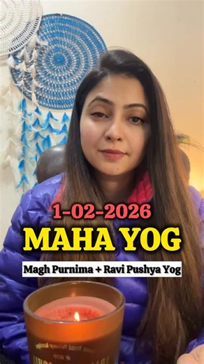 Tarot A Voice By Universe on Instagram: "👉 Comment “Hari Om” to align with today’s divine vibrations 🕉️🕉️ ✨ 1st February | Magh Poornima + Ravi Pushya Yog ✨ This is not an ordinary full moon 🌕 Magh Poornima combined with Ravi Pushya Yog creates a rare energy for ✔️ prosperity ✔️ wish fulfilment ✔️ karmic cleansing ✔️ spiritual growth Whatever you pray, manifest, or release on this day gets amplified. The Moon purifies emotions, and Ravi Pushya Yog locks success and stability in your destiny.