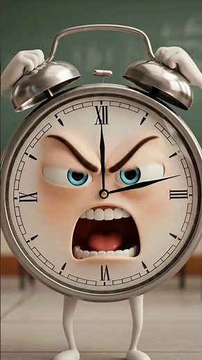 Angry Alarm Clock Yelling at You 😂 | Stop Sleeping & Wake Up! | Funny AI Short #shorts