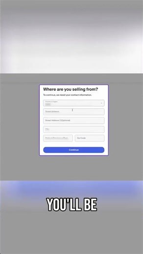 Unlock Your Selling Hub: Easy Account Setup Guide #shorts