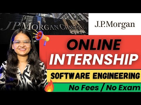 JP Morgan Internship 2025 | FREE Certificate | Software Engineers