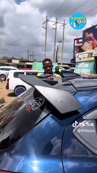 Custom spoiler installation on a Mazda Demio. Order yours 0726989691. Located in Kasarani, opposite Powerstar Supermarket. #Spoilers #Carspoiler #Customspoiler #Caraccessories #Kanairobiz