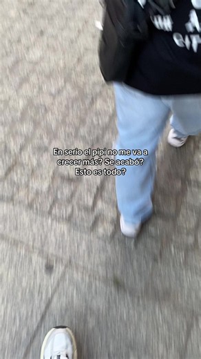 ¿En serio mi pipí no va a crecer más? ¿Se acabó?