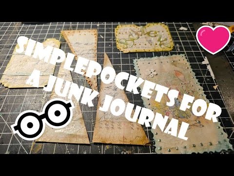 Easy Pockets & Tucks from a Masterboard for Junk Journals!! The Paper Outpost!