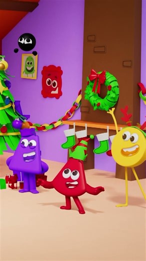 Christmas Eve Eve Excitement! 🎄😆 | Kids Learn Colours | Colourblocks