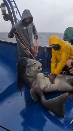 Rare Alien Mermaid Caught By Fishermen 😱☠️ #trend #shorts #mermaid #trending #viral #viralshorts