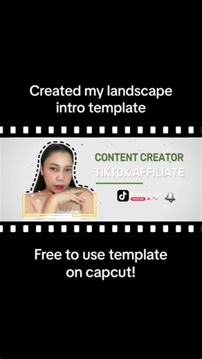 Landscape Intro Template for TikTok - Free to Use!