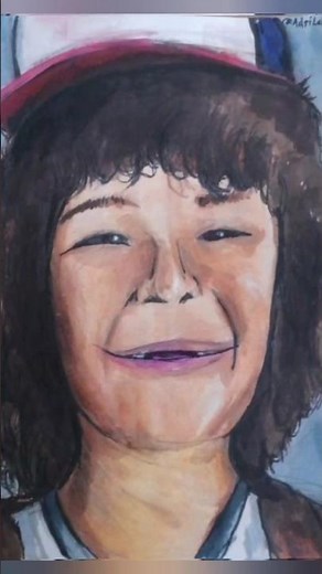 Drawing Dustin from Stranger Things #art #strangerthings #dustinhenderson #fanart