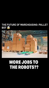 Robotic Pallet Mover | Automate Palletizing Powered by #otrsolutions LINK IN BIO #otrtnh =================================== Follow us @trucknhustle for more 💥 #trucking #truckerlife #trucker #truckdriver #trucknhustle #trucking #newstoday #transportation #logistics #supplychain #news #breakingnews #robotics #palletizing | Truck N’ Hustle