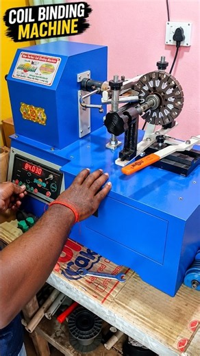 Ceiling Coil Winding Machine Working 🔥⚡ |#Shorts #winding #electrical