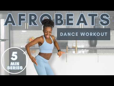 5-Minute Afrobeats Dance Fitness Workout | Beginner Friendly