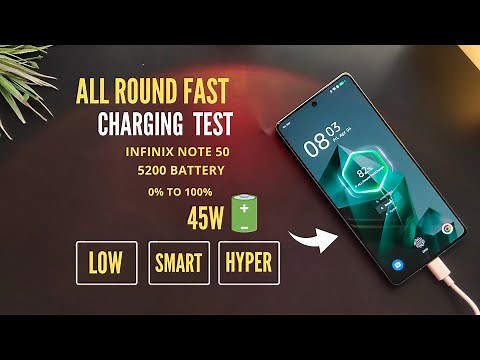 Infinix Note 50 Charging Test with 50000mAh Power Bank | 45W Fast Charging, 5200mah Battery |🔋⚡🔥⏱️