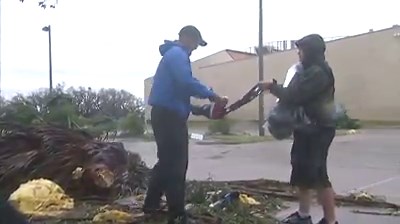 13M views · 202K shares | Paul Goodloe discovers an American flag in Harvey's destruction. | The Weather Channel | Facebook