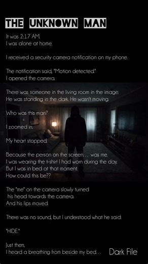 The Unknown Man👻 (English version)