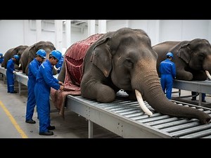 Inside the Giant Elephant Facility: How Massive Herds Are Managed | Full Process