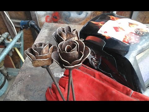How to make metal roses