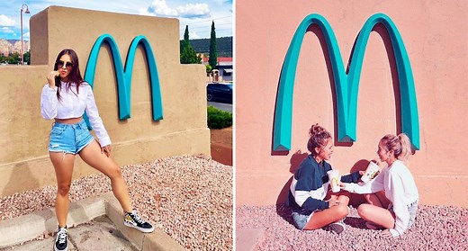 Reason behind McDonald's restaurant's turquoise arches: 'Amazing'