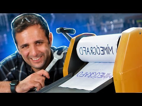 What's INSIDE the MIMEOGRAPH (the grandfather of the printing press)?