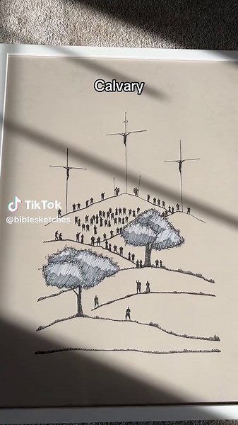 Hand-Sketched Bible Stories for Christian Art Lovers