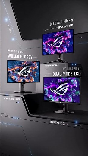#ROG Groundbreaking Gaming Monitors!