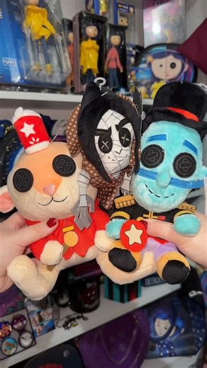 From the Other World to your home! These Coraline characters are now in stock: Beldam, Mr. Bobinsky, and a Jumping Circus Mouse! Shop Coraline: https://www.kidrobot.com/collections/coraline 🎥: @crazyaboutcoraline #kidrobot #plush #plushies #stuffies #plushlife #stuffedanimal #plushtoys #coraline #coralineplushies | Kidrobot