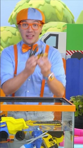 Will The Digger Float ?? Water Play Time! 💦 #blippi #float