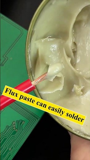 The flux paste can easily solder and tin, which is very easy to use #reels #shorts