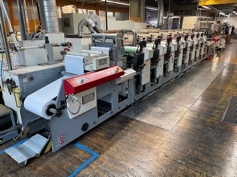 MPS EF 410 - 8 UV Flexo printing machine