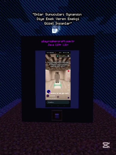Onlar Emekçi... play.roshercraft.com.tr Java 1.21+ 1.19+ #minecraft #memes